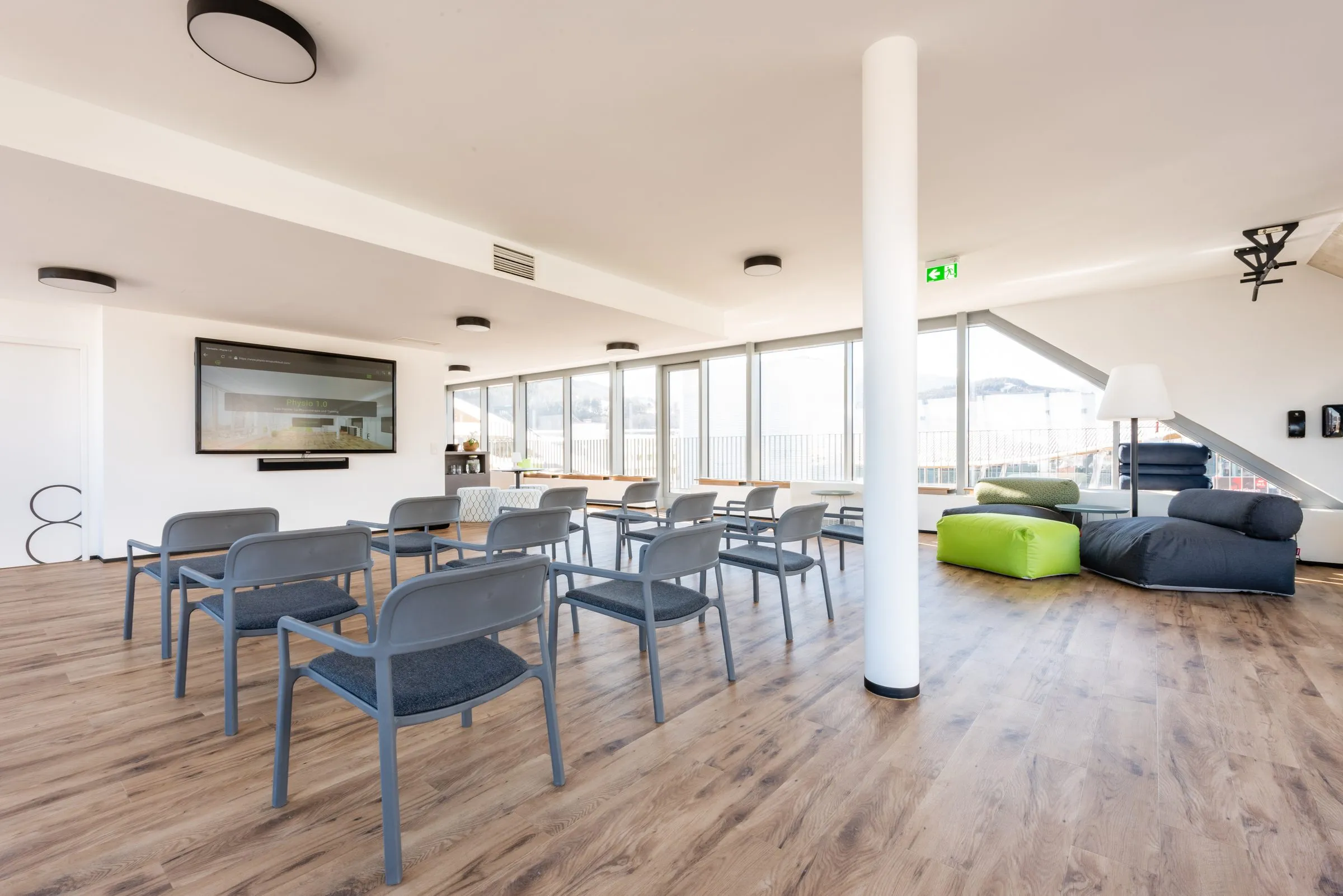 Seminar room at the practice in Innsbruck